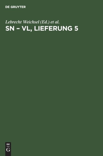 Sn - VL, Lieferung 5