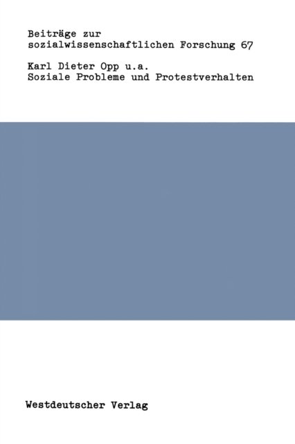 Soziale Probleme und Protestverhalten
