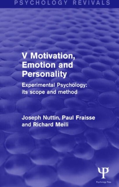 Experimental Psychology Its Scope and Method