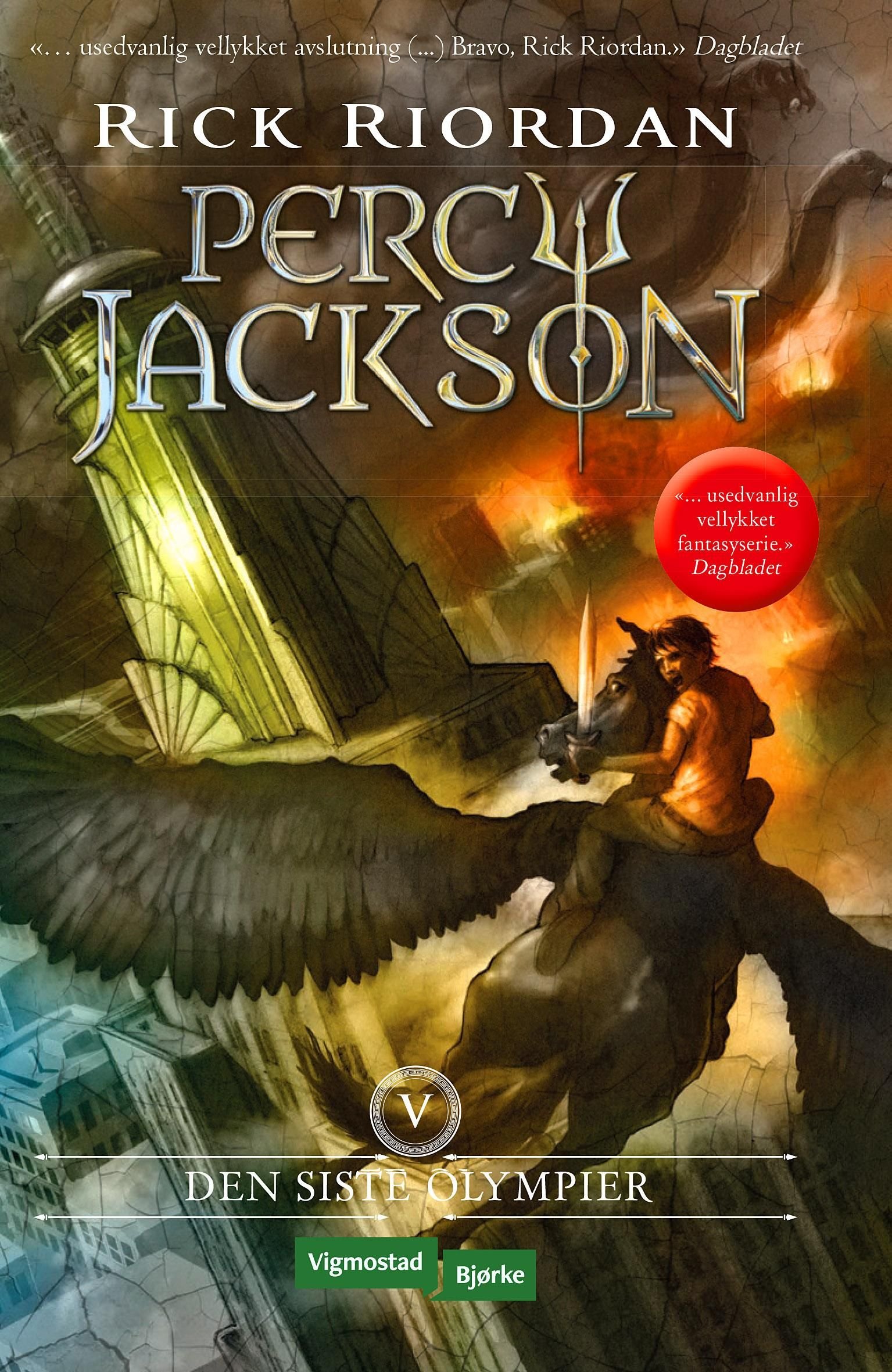 Den siste olympier av Rick Riordan