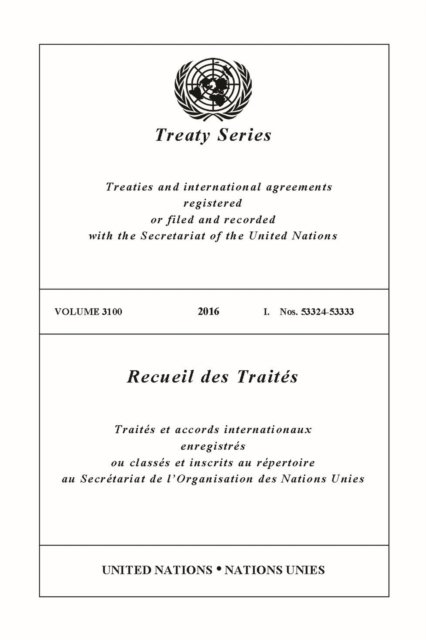 Treaty Series 3100 (English/French Edition)
