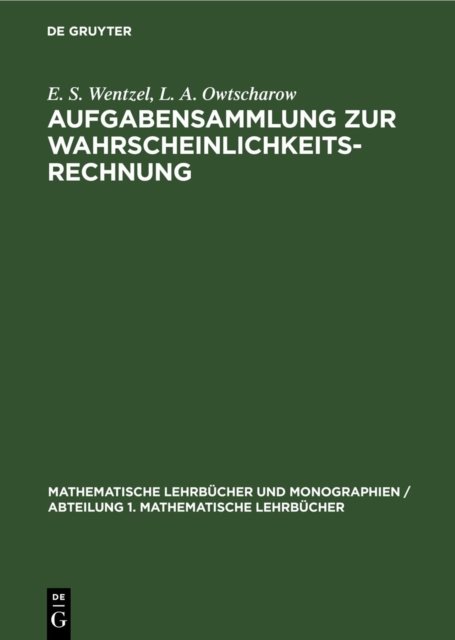 Aufgabensammlung Zur Wahrscheinlichkeitsrechnung