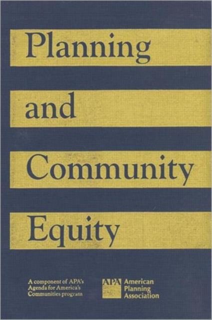 Planning and Community Equity
