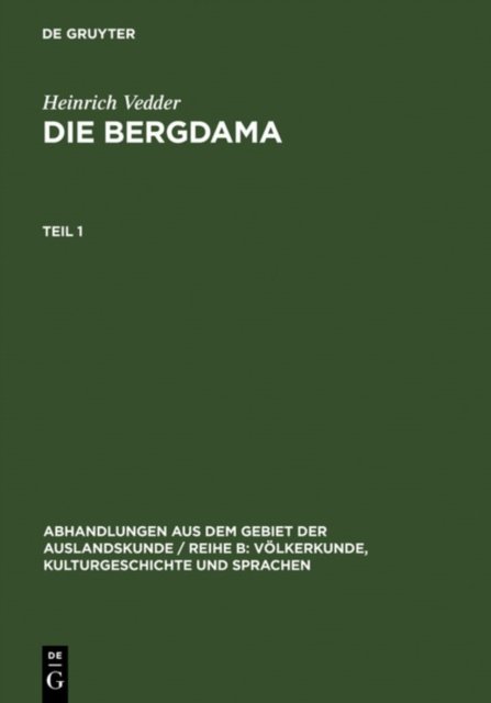 Bergdama. Teil 1