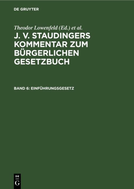 Einfuhrungsgesetz