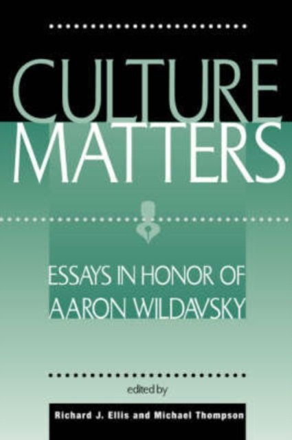 Culture Matters