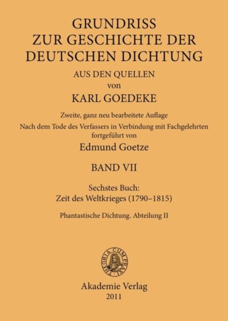 Siebentes Buch: Zeit des Weltkrieges (1790–1815)