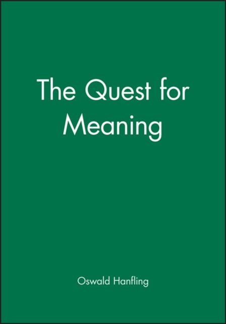 The Quest for Meaning