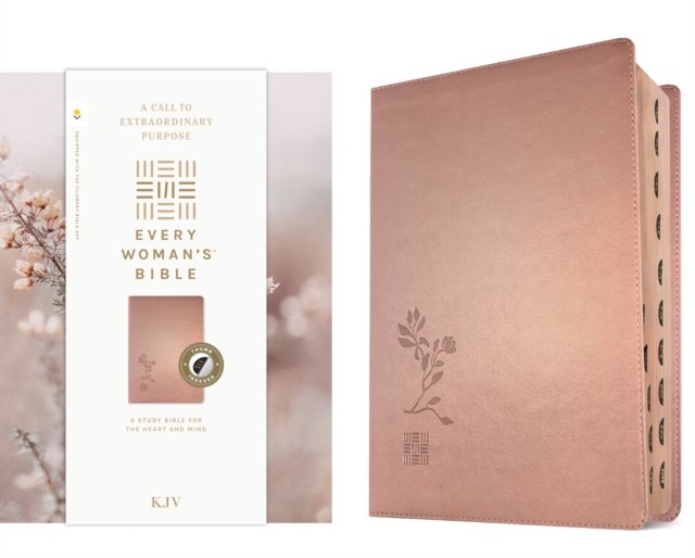 KJV Every Woman''s Bible, Filament Enabled (LeatherLike, Rose Gold, Indexed, Red Letter)