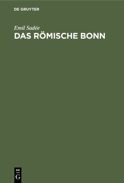Das Romische Bonn