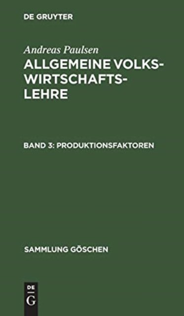 Produktionsfaktoren