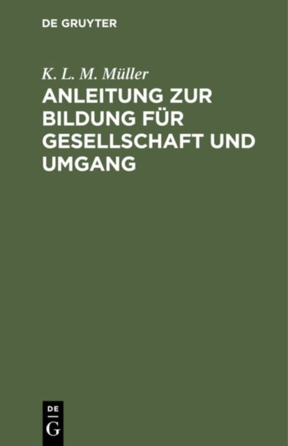 Anleitung Zur Bildung Fur Gesellschaft Und Umgang
