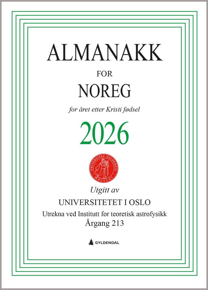 Almanakk for Noreg 2026