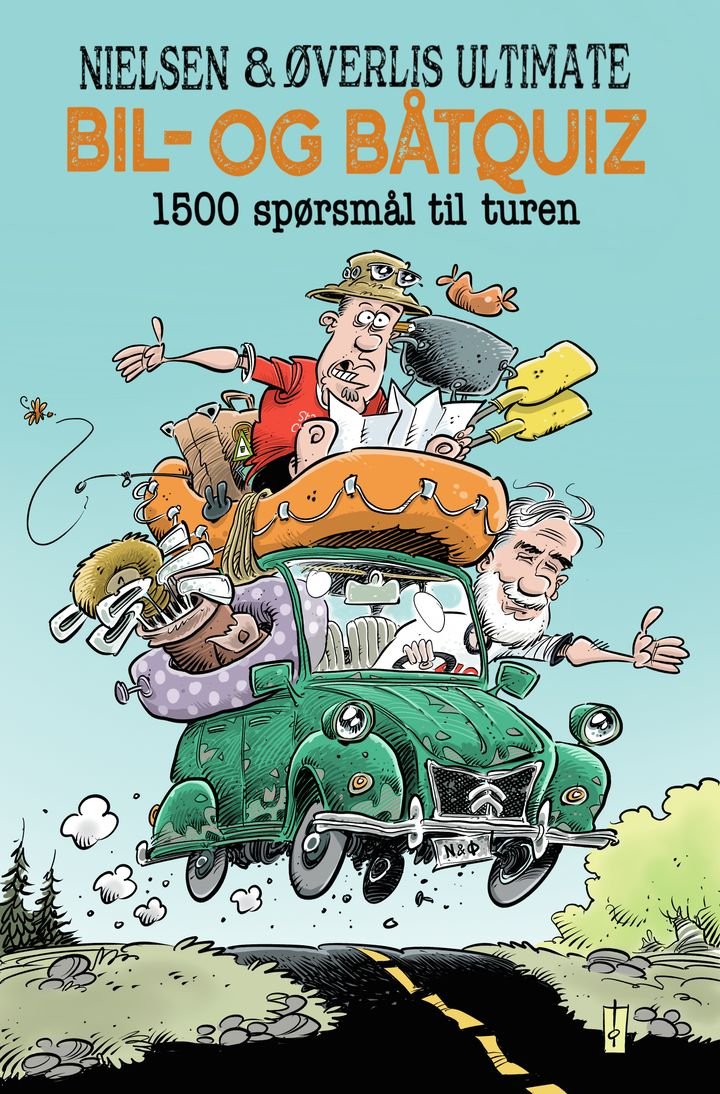 Nielsen og Øverlis ultimate bil- og båtquiz - 1500 spørsmål til turen
