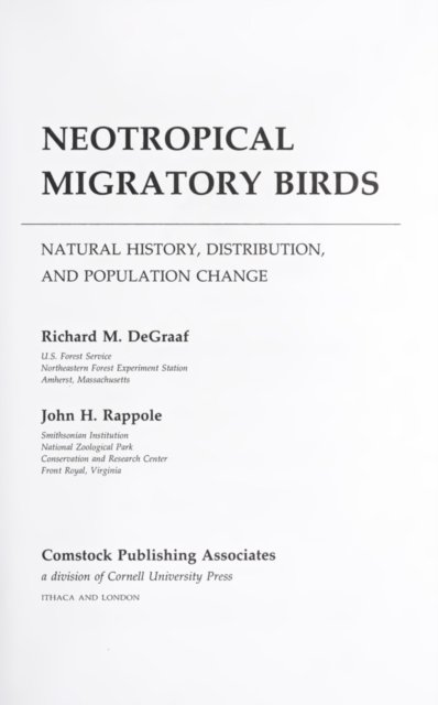 Neotropical Migratory Birds