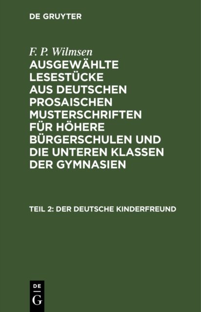 deutsche Kinderfreund, Teil 2