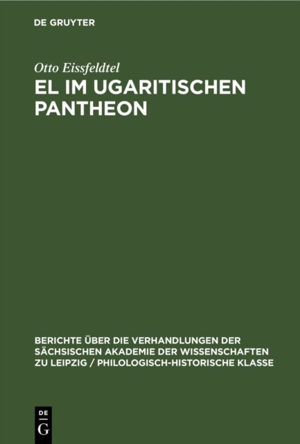 El Im Ugaritischen Pantheon