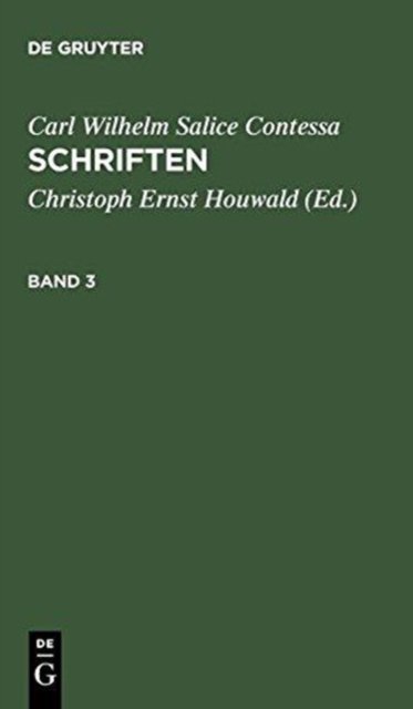 Schriften. Band 3