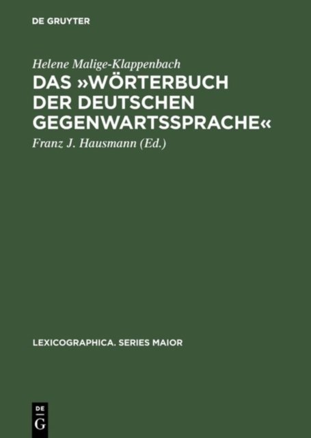 »Wörterbuch der deutschen Gegenwartssprache«
