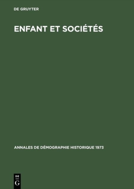 Enfant Et Societes