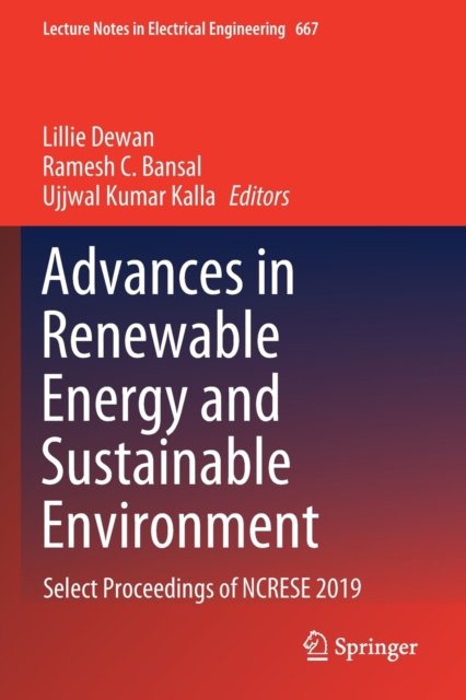 Advances in Renewable Energy and Sustainable Environment