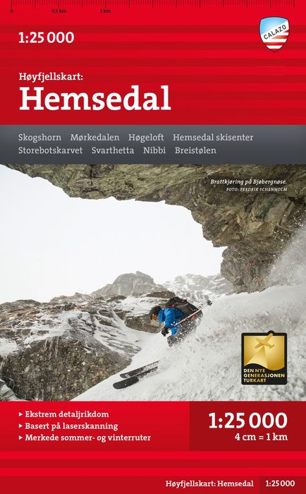 Hemsedal - Høyfjellskart