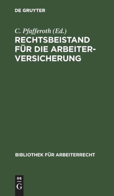 Rechtsbeistand Fur Die Arbeiterversicherung