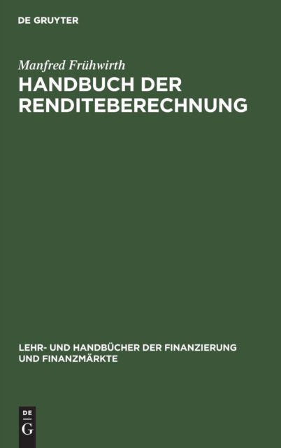 Handbuch der Renditeberechnung