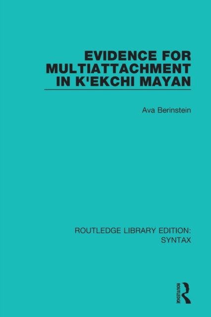 Evidence for Multiattachment in K''ekchi Mayan