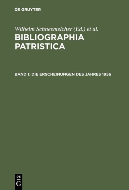 Die Erscheinungen Des Jahres 1956