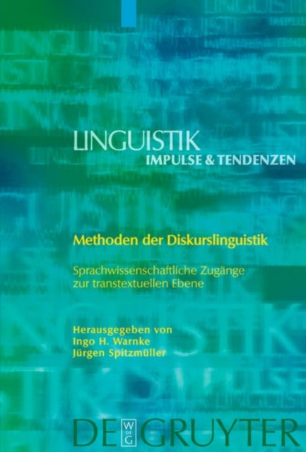 Methoden Der Diskurslinguistik