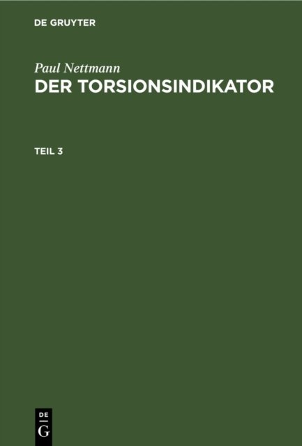 Torsionsindikator. Teil 3