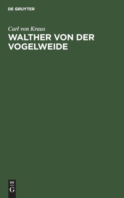 Walther Von Der Vogelweide