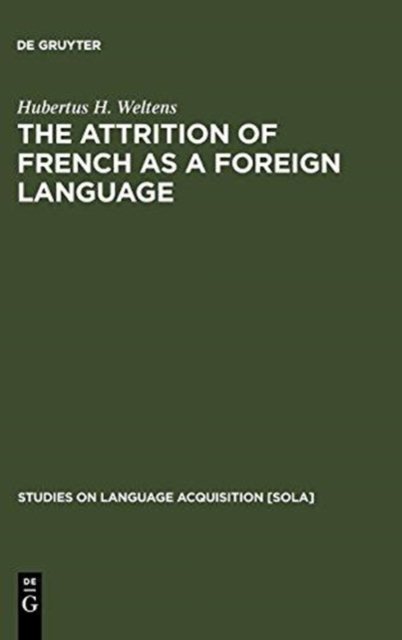The attrition of French as a foreign language