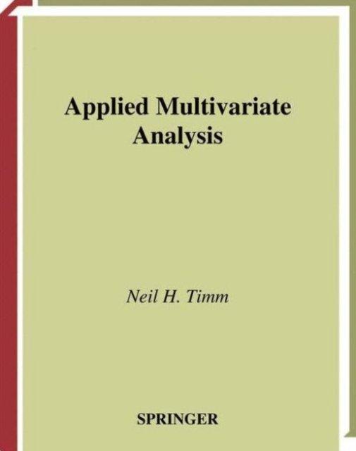 Applied Multivariate Analysis
