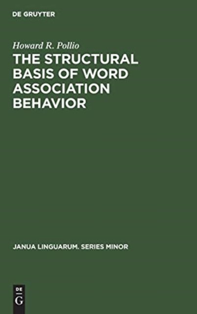 The structural basis of word association behavior