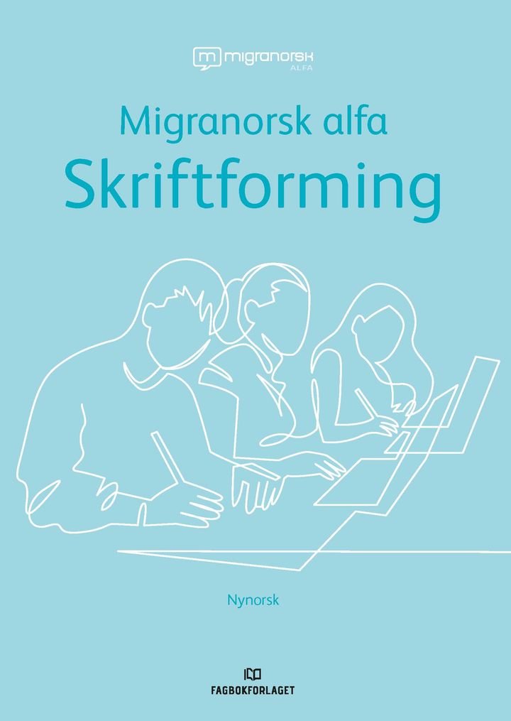 Migranorsk alfa - skriftforming