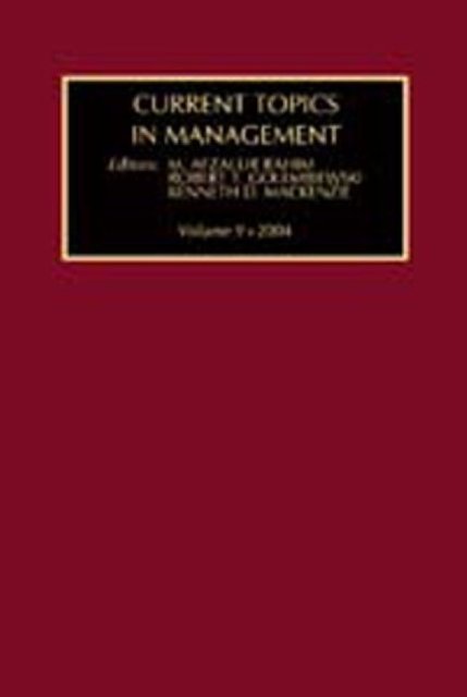 Current Topics in Management