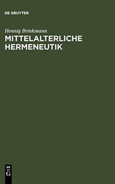 Mittelalterliche Hermeneutik