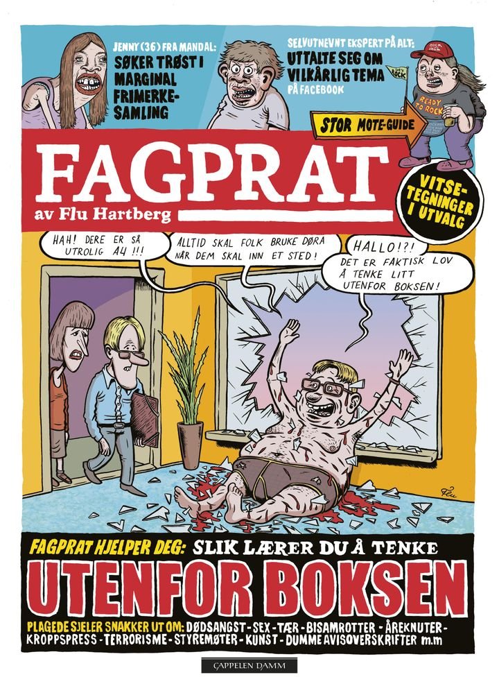 Fagprat - utenfor boksen : vitsetegninger i utvalg