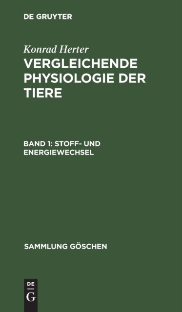 Stoff- Und Energiewechsel