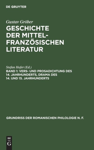 Vers- Und Prosadichtung Des 14. Jahrhunderts, Drama Des 14. Und 15. Jahrhunderts