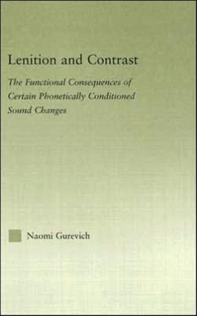 Lenition and Contrast
