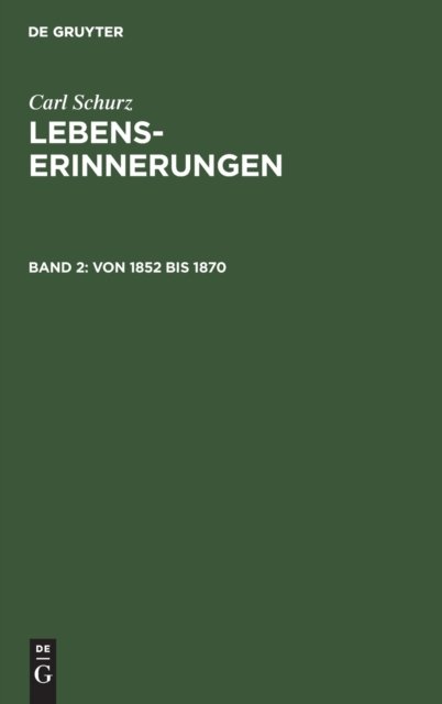 Von 1852 Bis 1870
