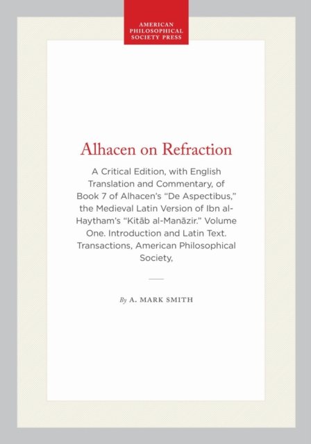 Alhacen on Refraction