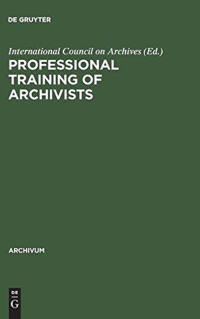 Professional training of archivists