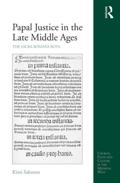 Papal Justice in the Late Middle Ages