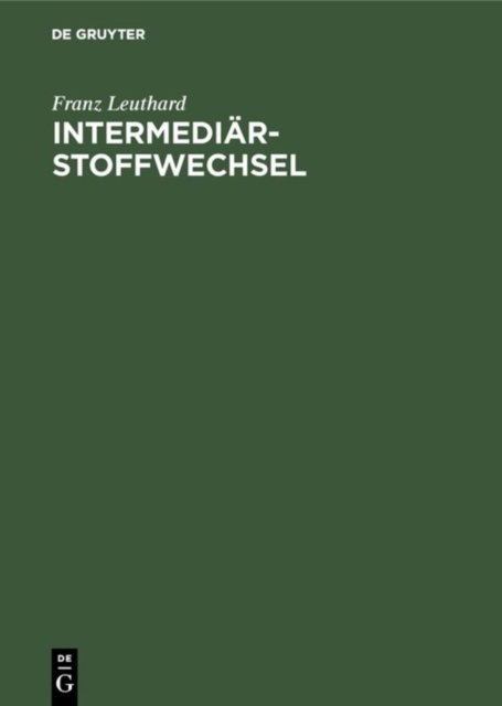 Intermediarstoffwechsel
