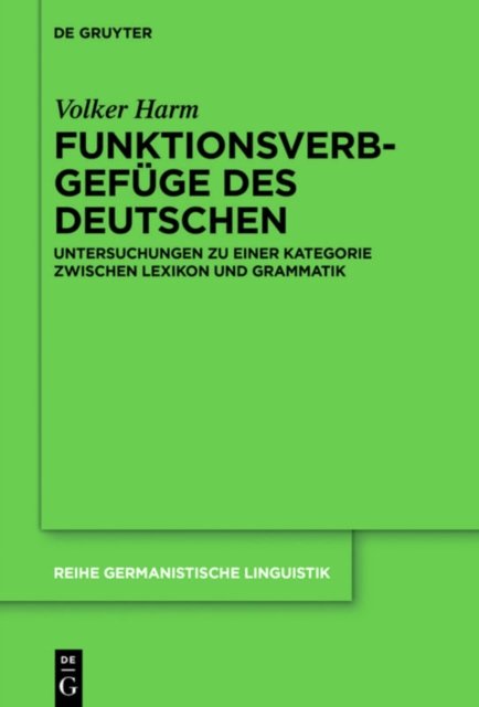Funktionsverbgefüge Des Deutschen