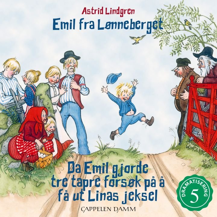 Da Emil gjorde tre tapre forsøk på å få ut Linas jeksel - - og etterpå malte lille Ida knallblå